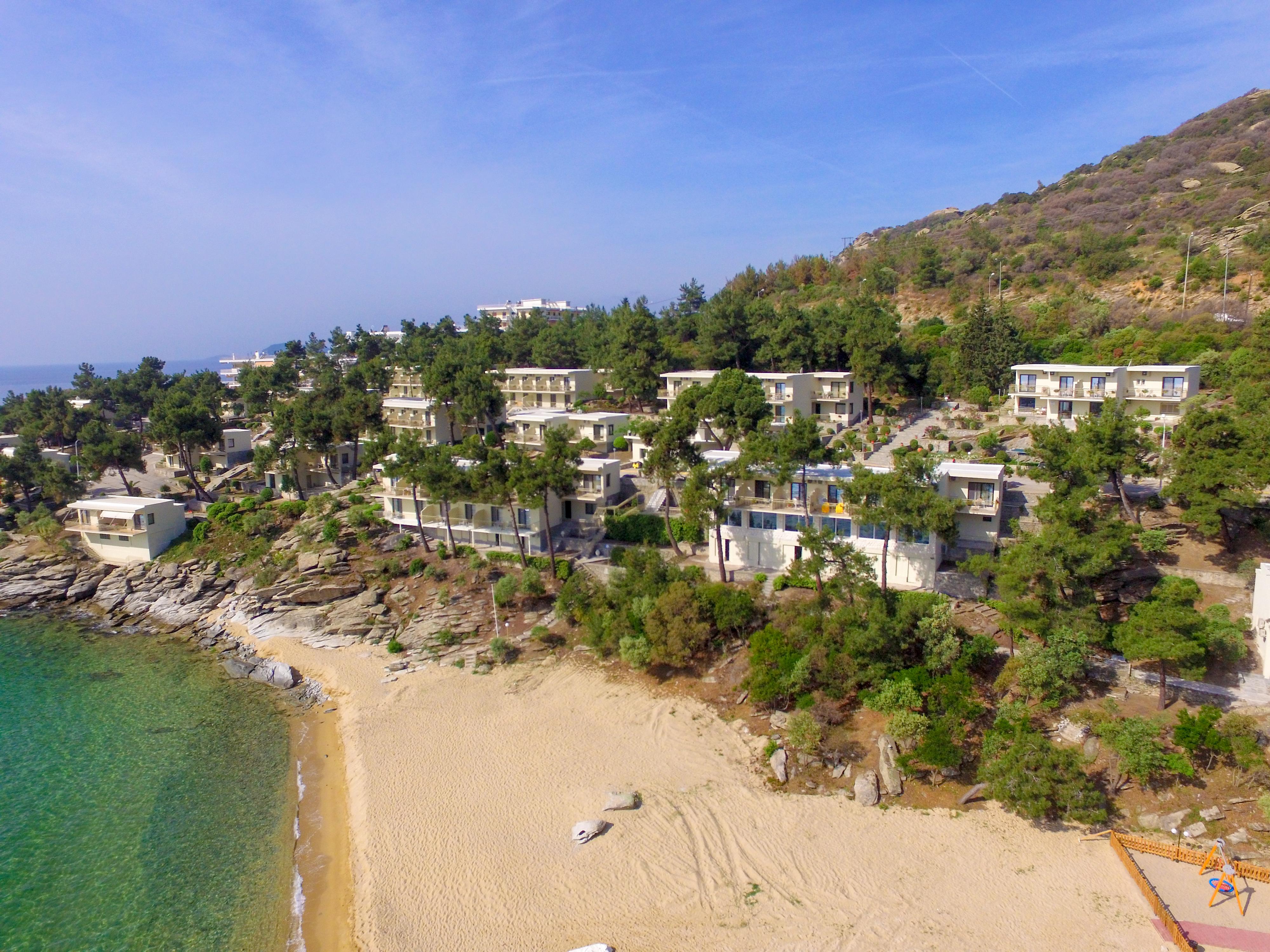 Tosca Beach Hotel Palaiontsiflikion Ngoại thất bức ảnh