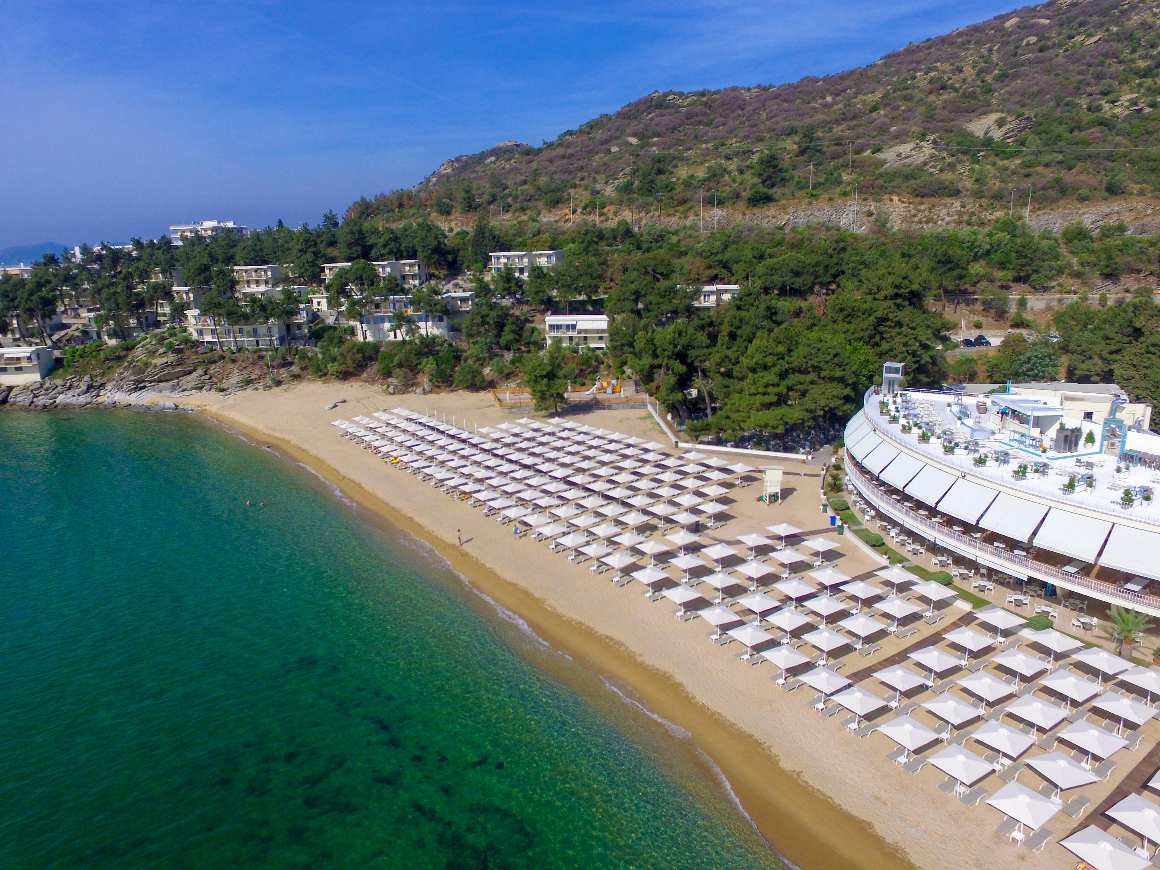 Tosca Beach Hotel Palaiontsiflikion Ngoại thất bức ảnh