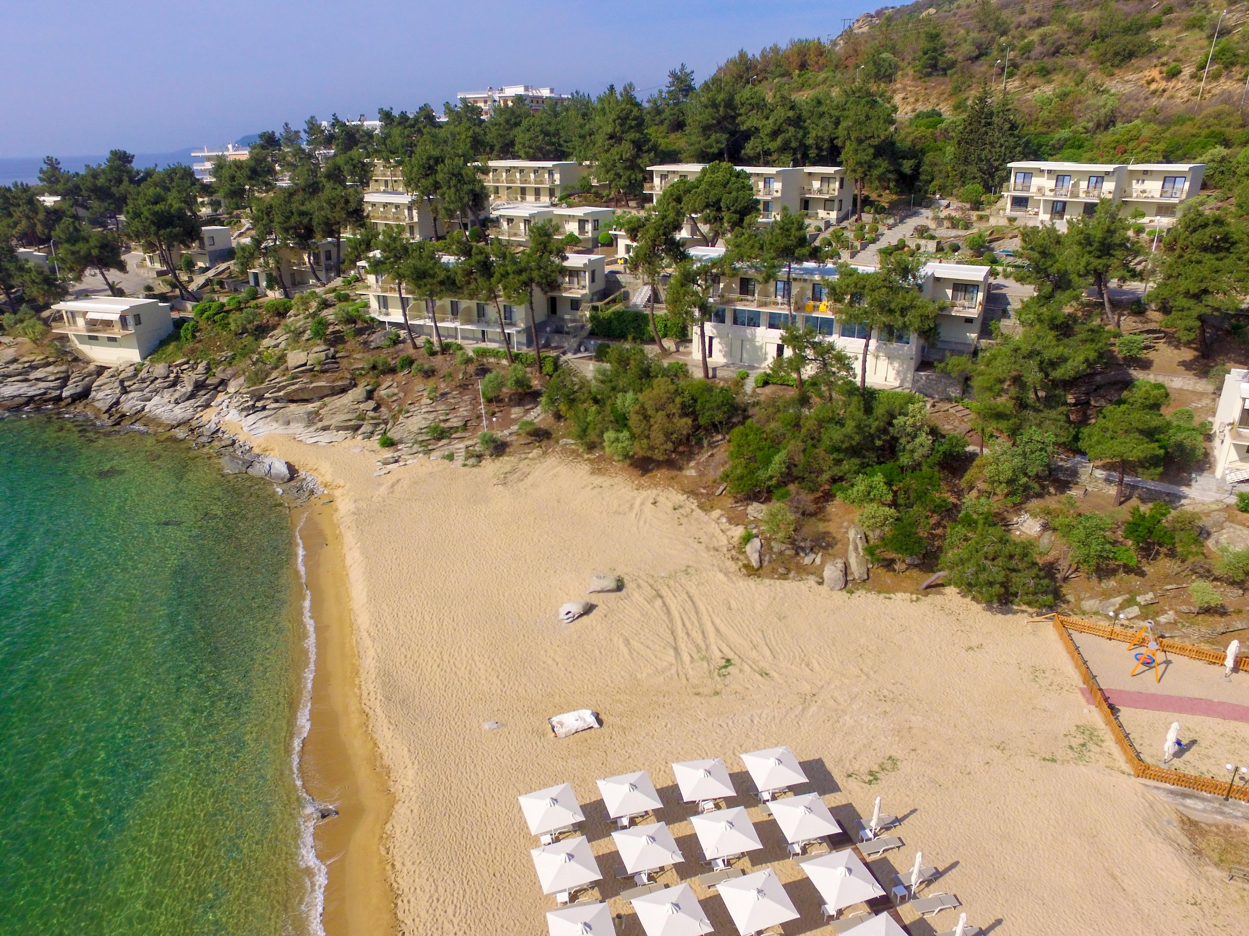 Tosca Beach Hotel Palaiontsiflikion Ngoại thất bức ảnh