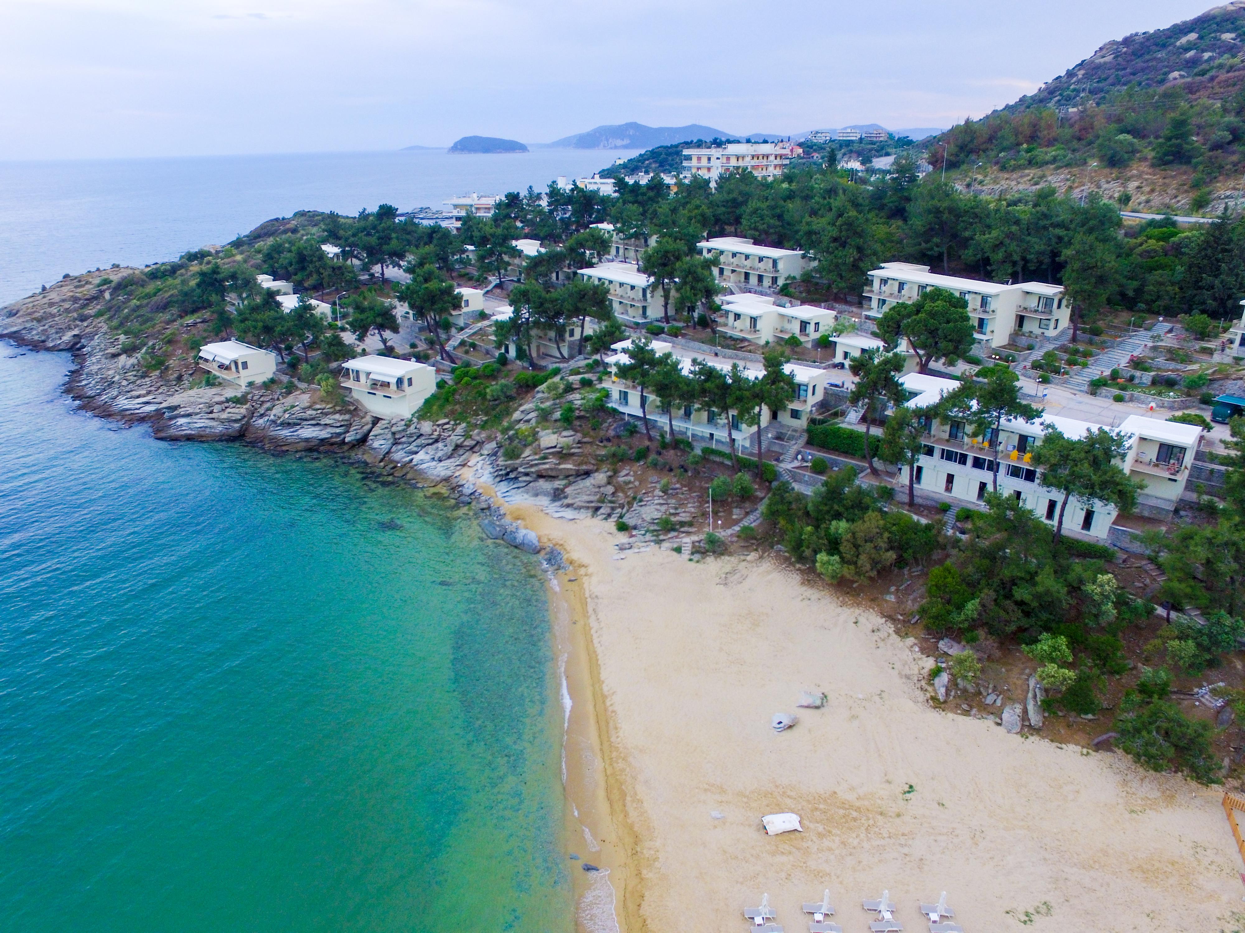 Tosca Beach Hotel Palaiontsiflikion Ngoại thất bức ảnh