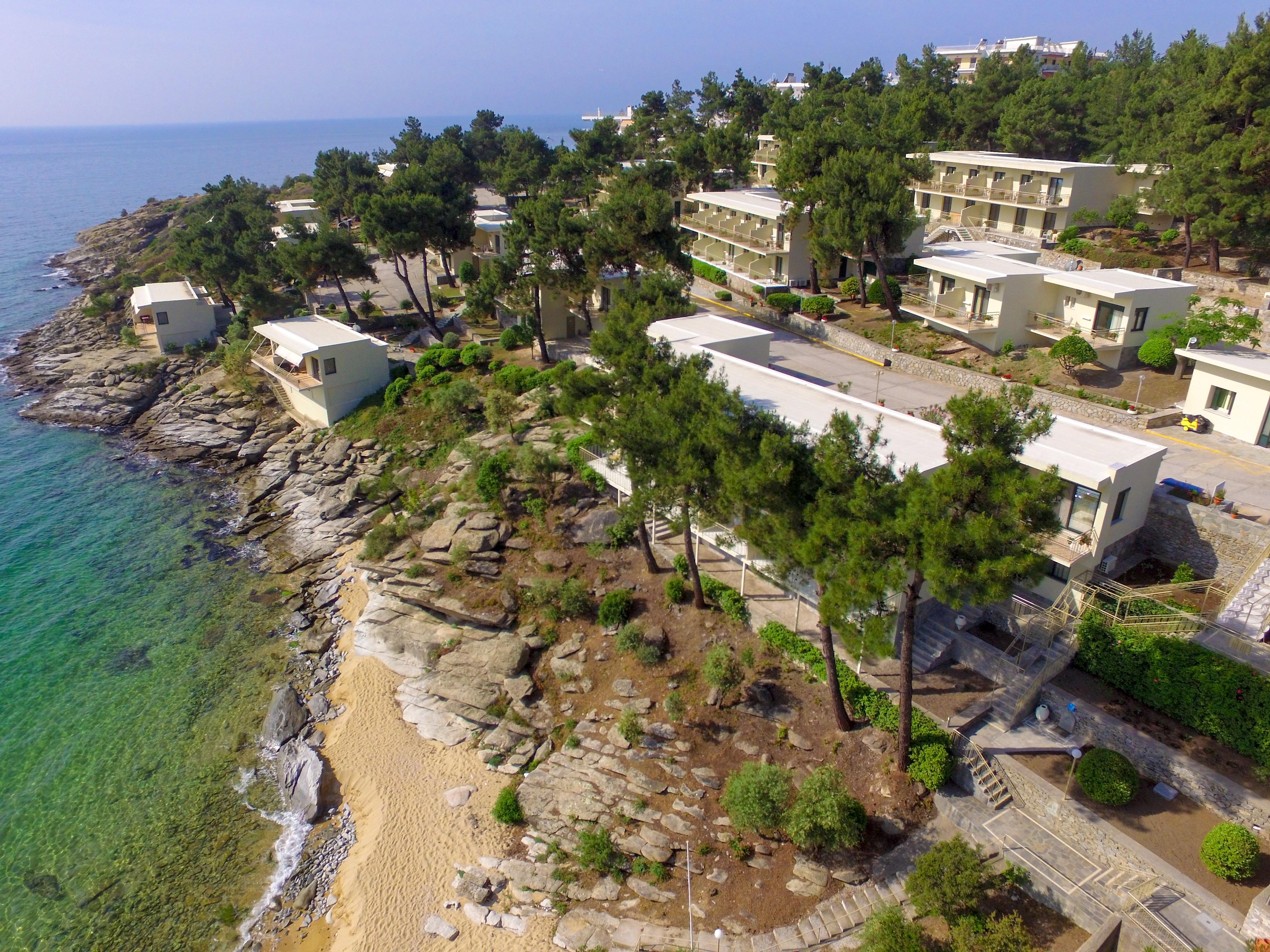Tosca Beach Hotel Palaiontsiflikion Ngoại thất bức ảnh