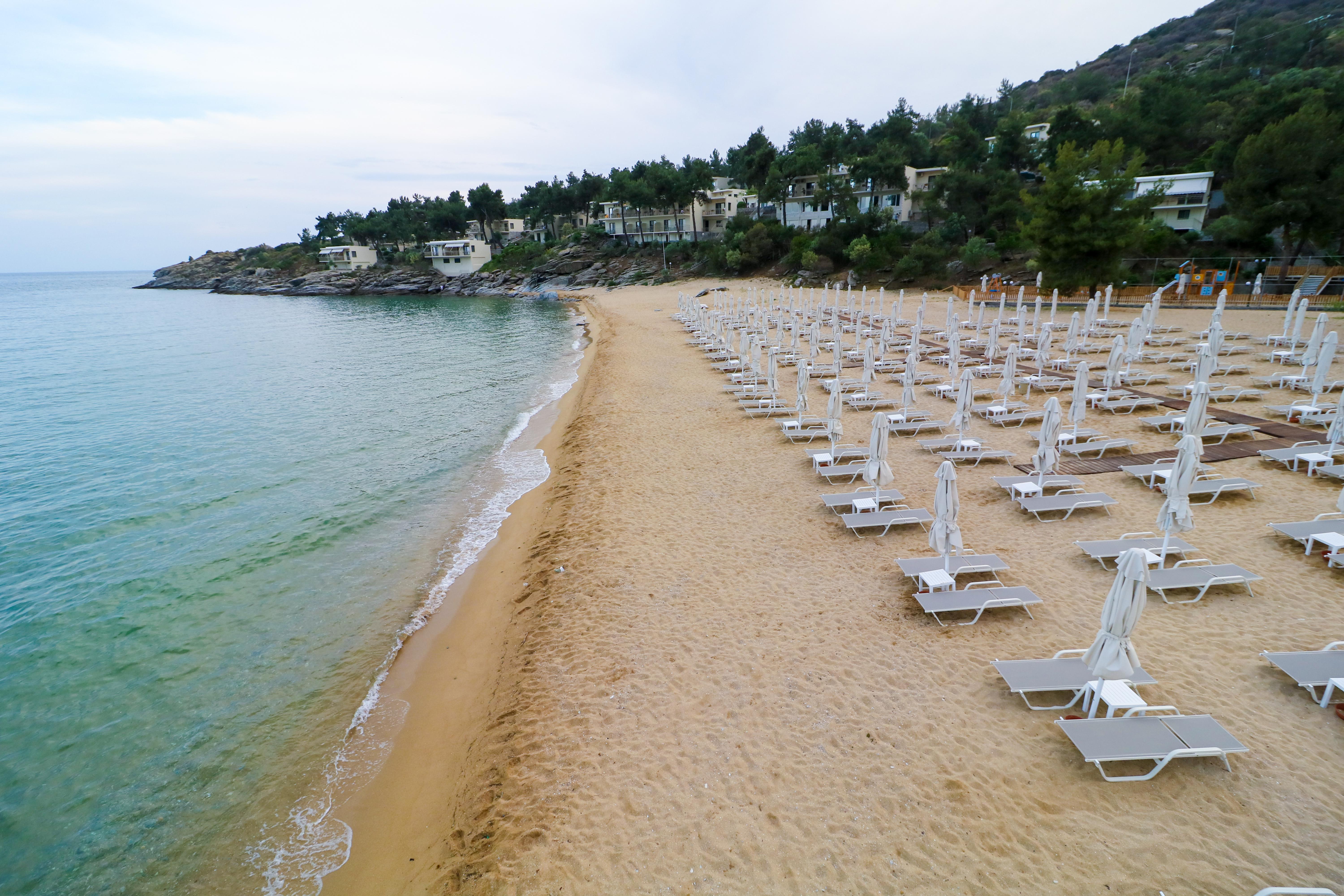 Tosca Beach Hotel Palaiontsiflikion Ngoại thất bức ảnh