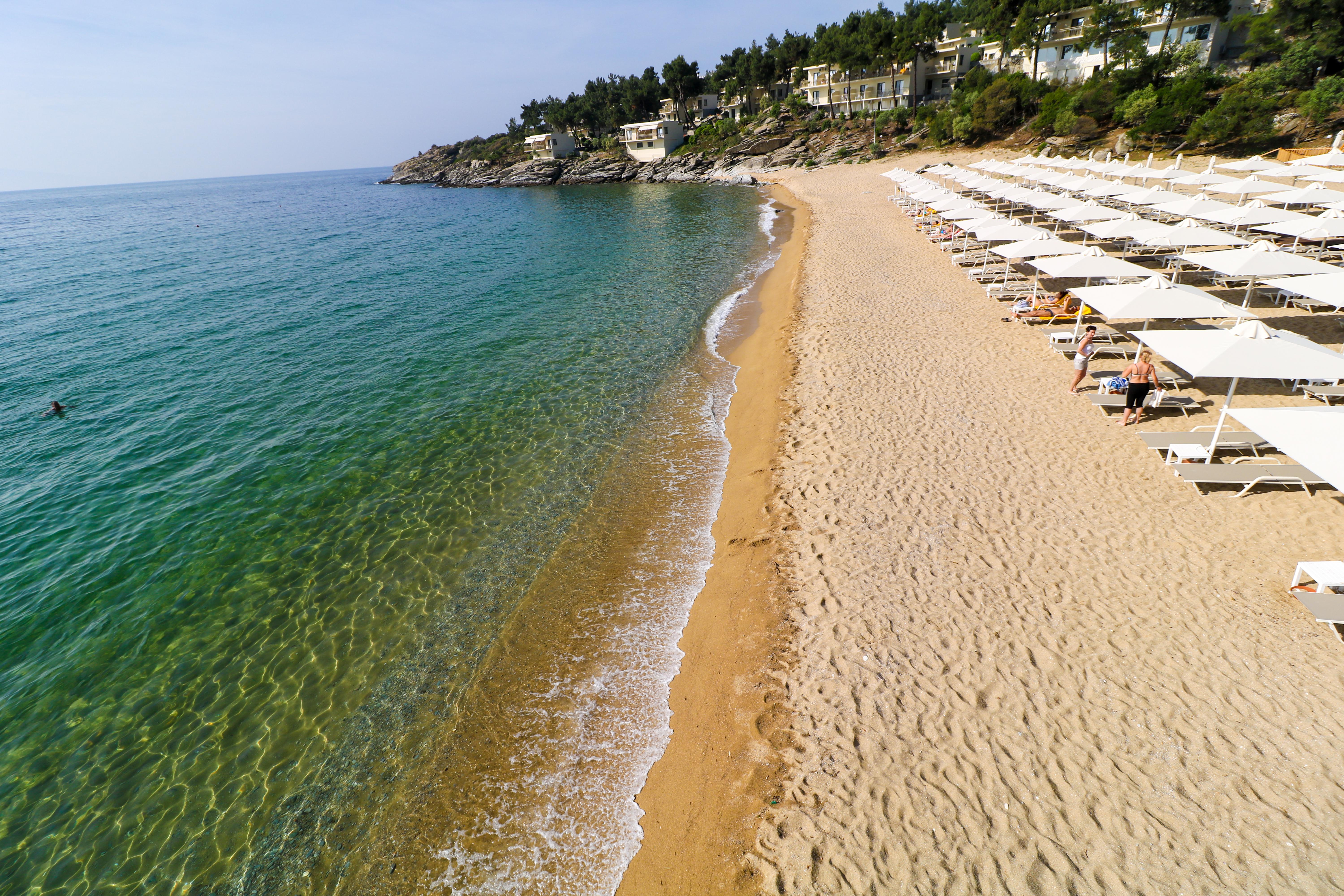 Tosca Beach Hotel Palaiontsiflikion Ngoại thất bức ảnh